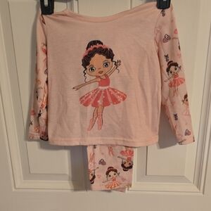 🔵Pink Ballerina Pajama Set 3-4 Toddlers